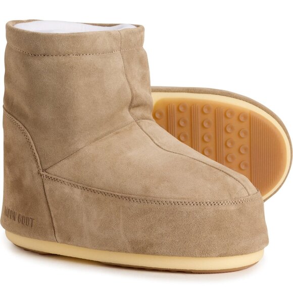 NEW MOON BOOTS Made in Europe Icon Nolace Low Boots -  in send unisex 1025 10s5 - Picture 2 of 8